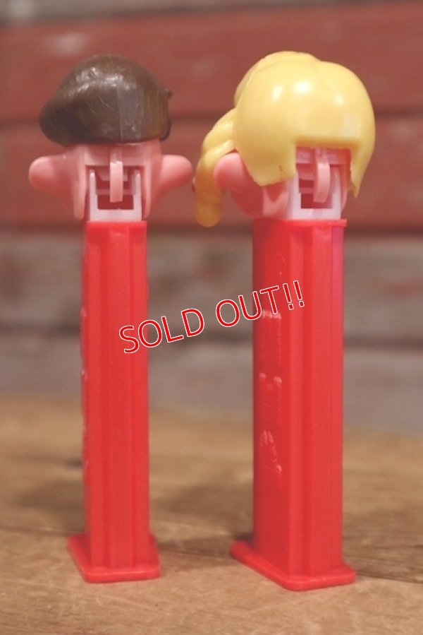 画像5: ct-191201-25 PEZ Boy & Girl / 1990's PEZ Dispenser set of 2