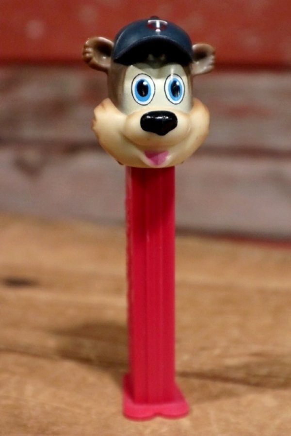 画像1: pz-160901-151 Minnesota Twins TC Bear / 1998 Promotional PEZ Dispenser