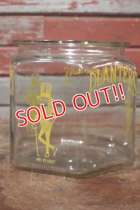 dp-191201-50 PLANTERS / MR.PEANUT 1930's-1940's Glass Jar