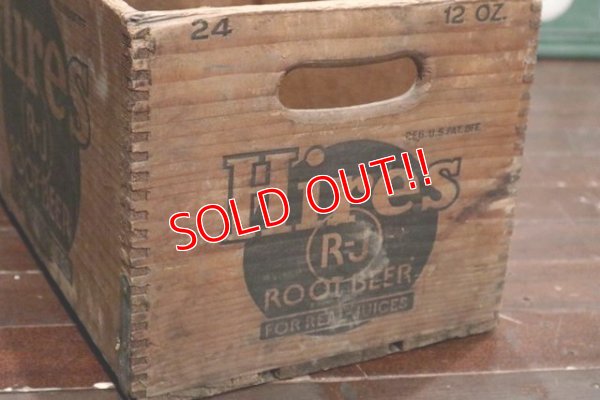 画像4: dp-191201-44 Hires Root Beer / 1970's Wood Box