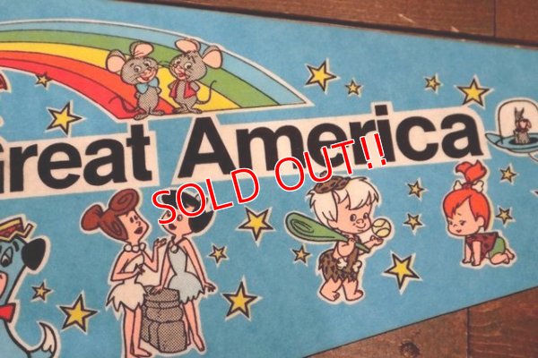 画像4: ct-191211-13 Hanna Barbera / Great America 1986 Pennant