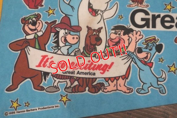 画像2: ct-191211-13 Hanna Barbera / Great America 1986 Pennant