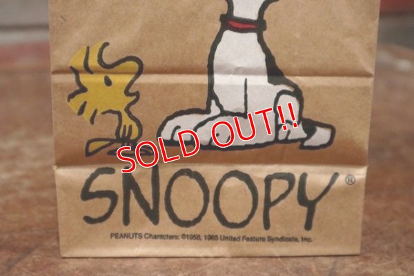 画像3: ct-191211-31 Snoopy / 1980's Paper Lunch Bags