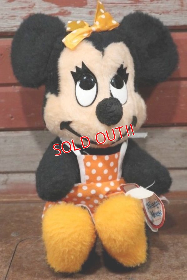 画像1: ct-191211-78 Minnie Mouse / 1970's Plush Doll