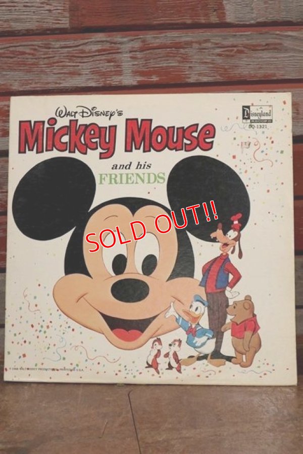 画像1: ct-191211-74 Walt Disney's Mickey Mouse and his FRIENDS / 1968 LP Record