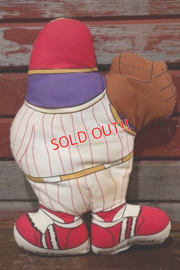 画像4: ct-191211-08 McDonald's / Grimace 1988 Pillow Doll "Baseball"