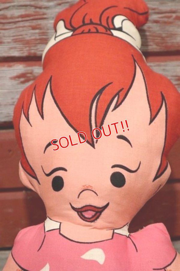 画像2: ct-191211-03 Pebbles Flintstone / 1960's-1970's Rag Doll