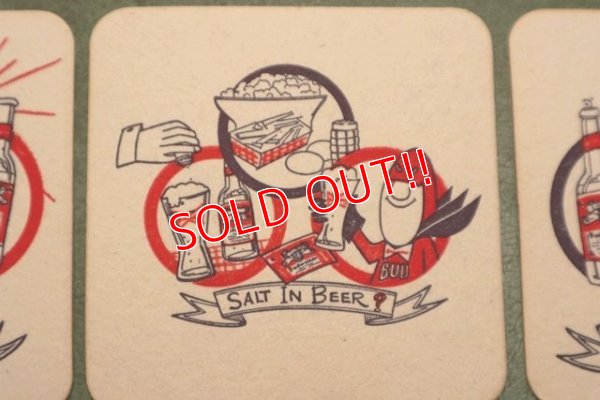 画像6: ct-200101-28 【PRICE DOWN!!】Budweiser / BUD MAN 1970's-1980's Coaster Set