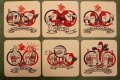 ct-200101-28 【PRICE DOWN!!】Budweiser / BUD MAN 1970's-1980's Coaster Set