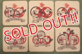 ct-200101-28 【PRICE DOWN!!】Budweiser / BUD MAN 1970's-1980's Coaster Set