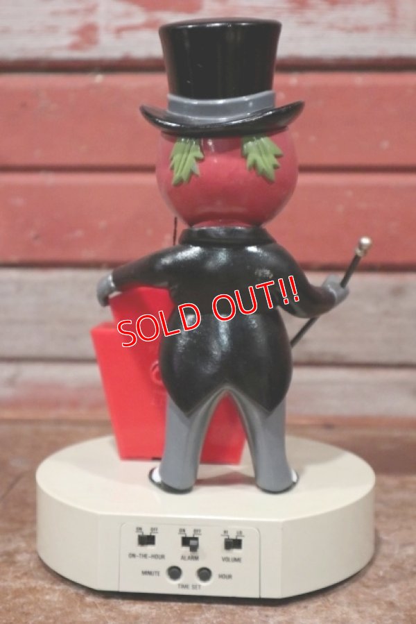 画像7: ct-200101-11 HEINZ / Mr.Aristocrat Tomato Man 1987 Talking Alarm Clock