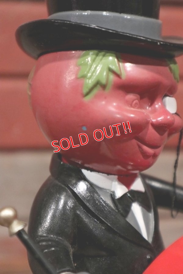 画像5: ct-200101-11 HEINZ / Mr.Aristocrat Tomato Man 1987 Talking Alarm Clock