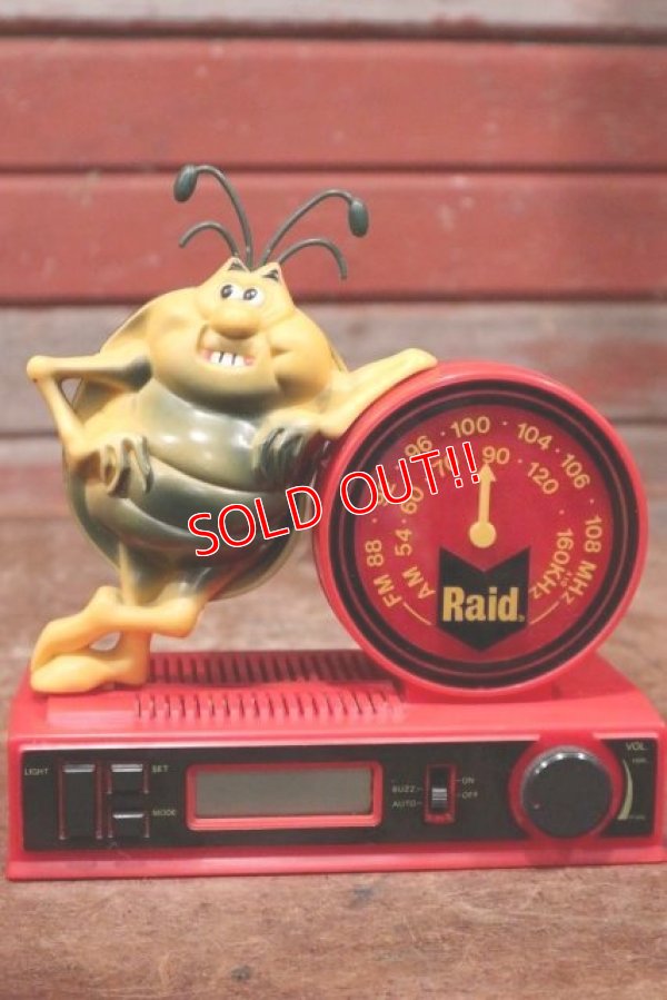画像1: ct-200101-37 Raid Bug / 1980's Clock & Radio