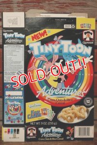 ct-191211-53 Tiny Toon / Qaker Oats 1990 Cereal Box
