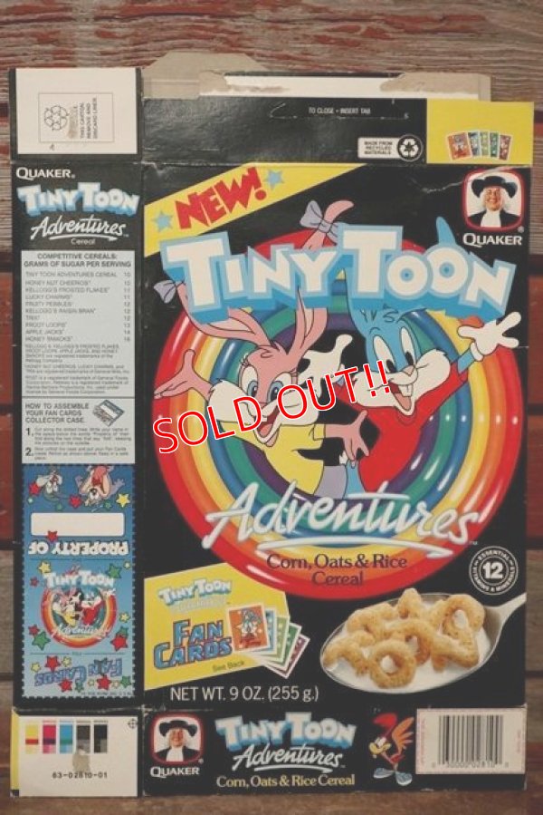 画像1: ct-191211-53 Tiny Toon / Qaker Oats 1990 Cereal Box