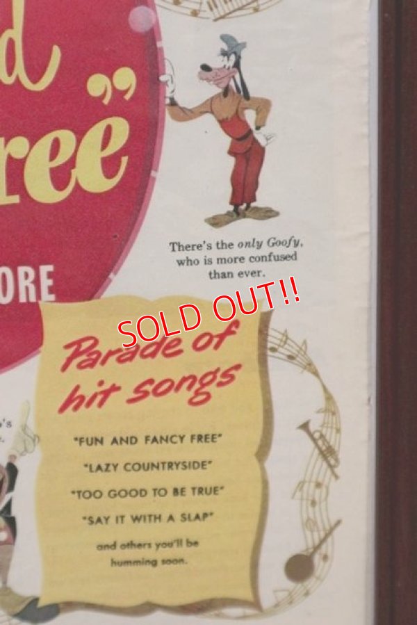 画像5: ct-200101-51 Walt Disney's / Fun and Fancy Free 1940's Advertisement