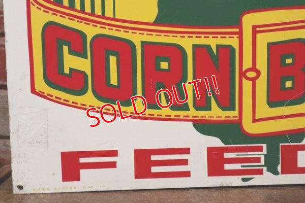 画像2: dp-200101-18 CORN BELT FEEDS / Vintage Steel Sign