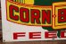画像2: dp-200101-18 CORN BELT FEEDS / Vintage Steel Sign (2)