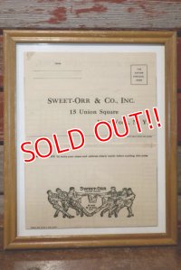 dp-200101-31 SWEET-ORR / 1920's Order Sheet