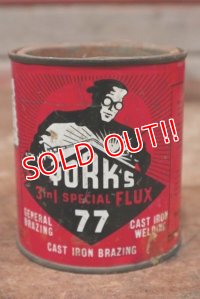 dp-200101-21 YORK'S 77 / Vintage Cast Iron Brazing Can