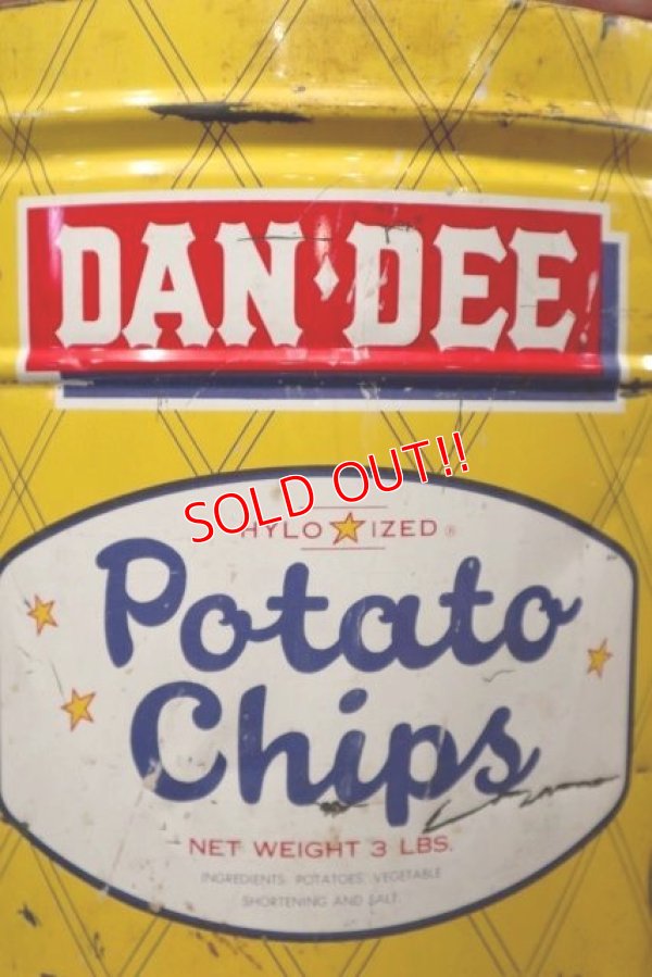 画像2: dp-191211-89 DAN・DEE / 1960's Potato Chips Can