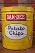 画像1: dp-191211-89 DAN・DEE / 1960's Potato Chips Can (1)