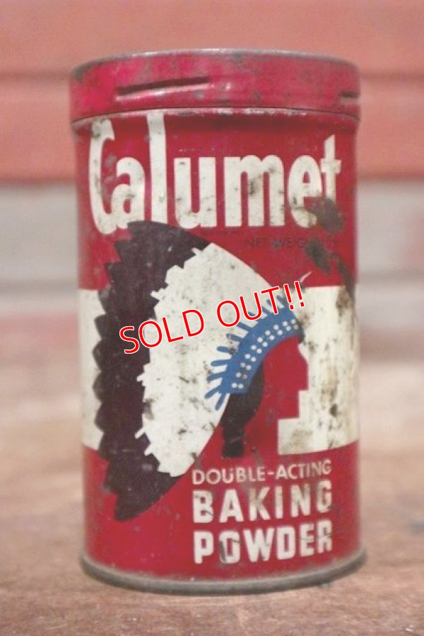 画像1: dp-200101-16 Calumet / Vintage Baking Powder Can