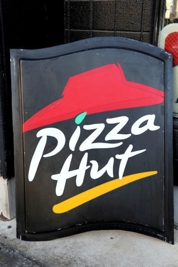 画像1: dp-201201-68 PIZZA HUT / 1999〜Large Store Sign