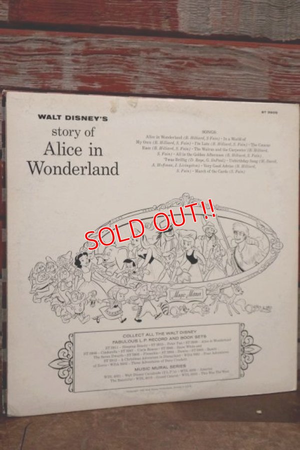 画像8: ct-191211-66 Alice in Wonderland / 1960's Record and Book
