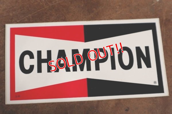 画像1: dp-200201-10 CHAMPION / 1970's Sticker