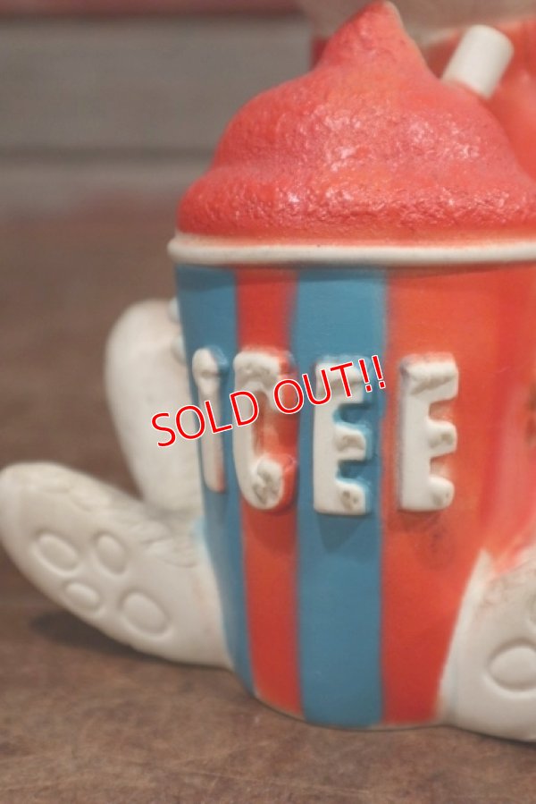 画像3: ct-200201-03 Icee Bear / 1970'sSoft Vinyl Coin Bank