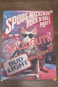 ct-200201-21 BUD LIGHT / Spuds Mackenzie 1987 Poster
