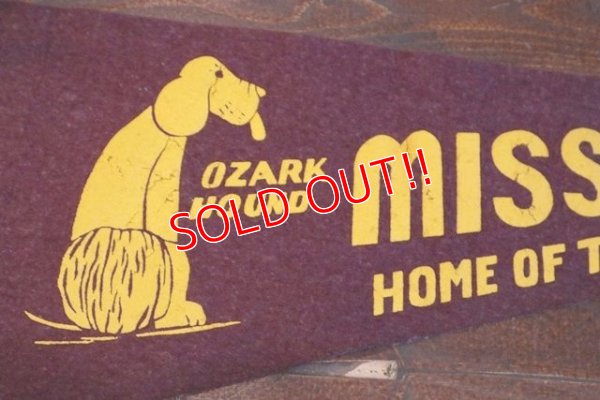 画像2: ct-200201-17 MISSOURI HOME OF THE OZARKS / Vintage Pennant