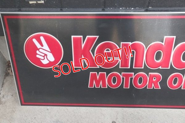 画像2: dp-200201-21 Kendall MOTOR OIL Fast Lube / 1991 Long Sign