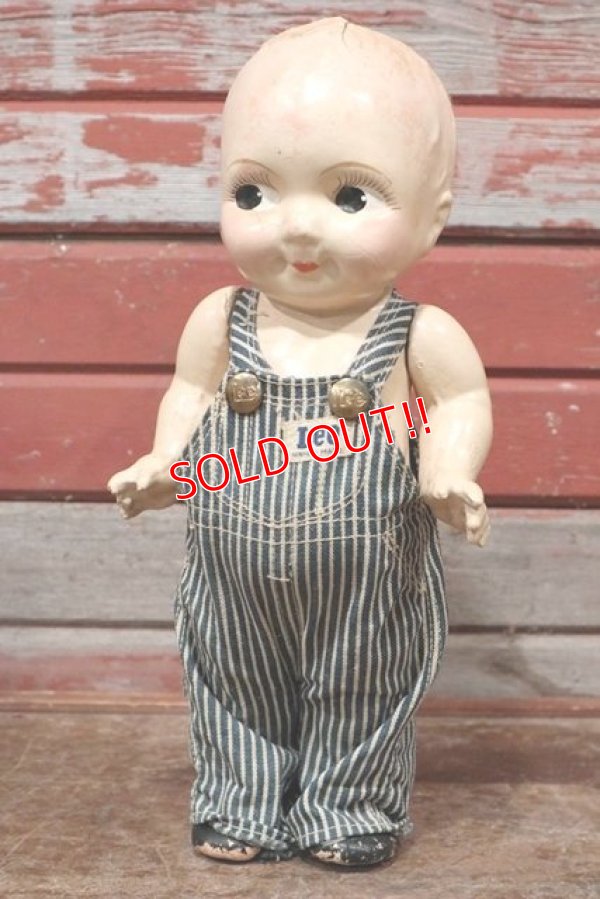 画像1: ct-200201-37 Buddy Lee / 1930's Hickory Overalls Doll