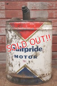 dp-200201-25 Gulfpride / 1960's 5 Gallons Motor Oil Can