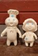 画像1: ct-200201-46 Pillsbury / Poppin' Fresh & Poppie Fresh 1970's Soft Vinyl Doll (1)