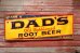 画像2: dp-190605-04 DAD'S ROOT BEER / 1950's Metal Sign (2)