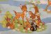 画像2: ct-200201-74 Bambi / 1970's Flat Sheet (Twin) (2)