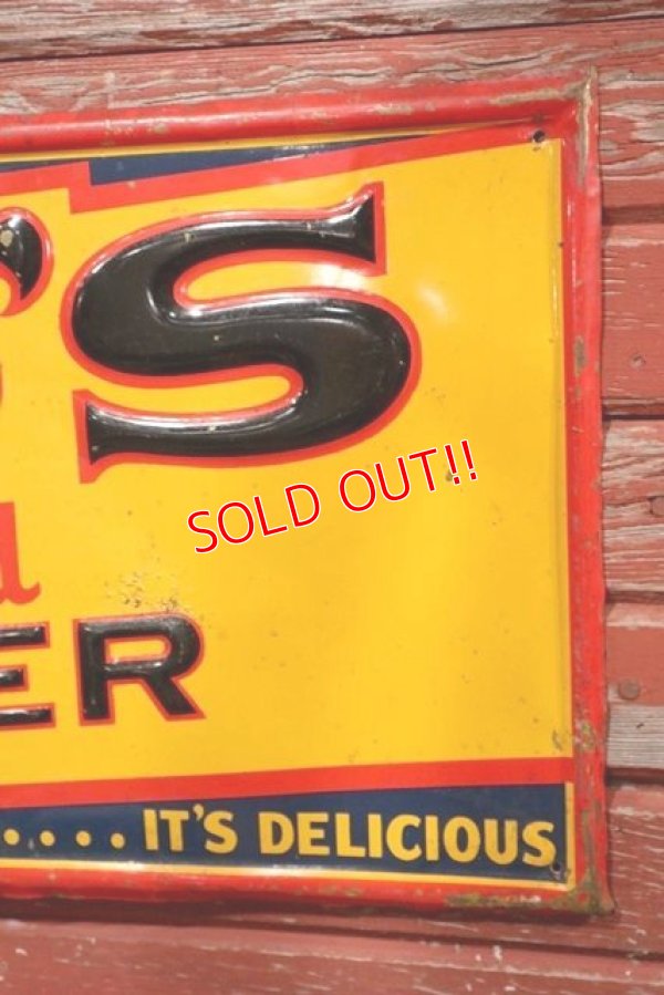 画像6: dp-190605-04 DAD'S ROOT BEER / 1950's Metal Sign