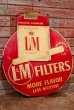 画像1: dp-190605-04 L&M Cigarette / 1950's Metal Sign (1)
