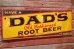 画像1: dp-190605-04 DAD'S ROOT BEER / 1950's Metal Sign (1)