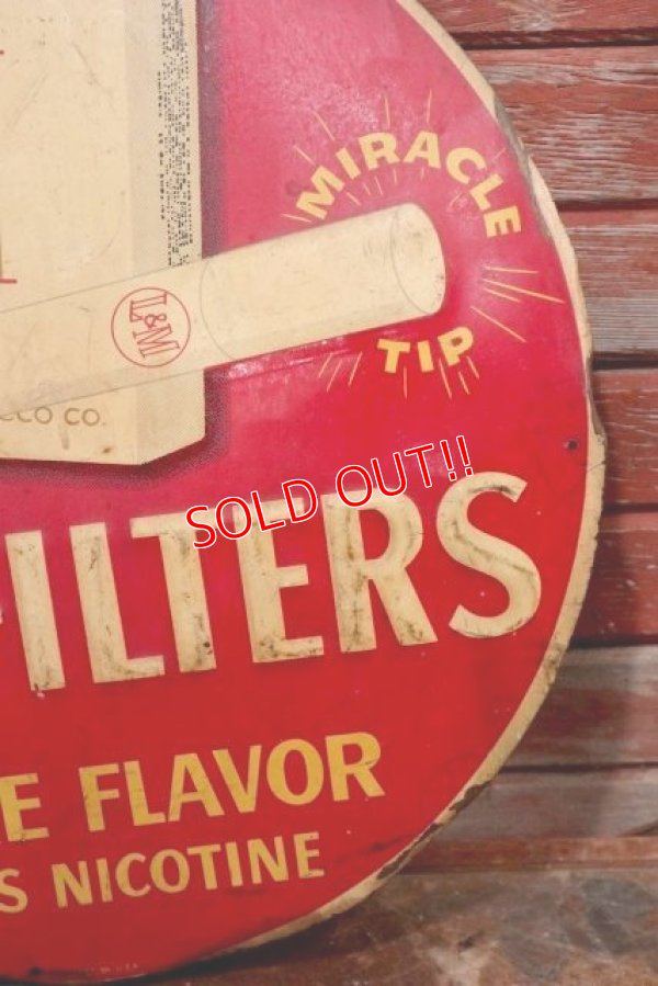 画像4: dp-190605-04 L&M Cigarette / 1950's Metal Sign