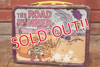 ct-200201-54 Road Runner / Thermos 1970's Metal Lunch Box