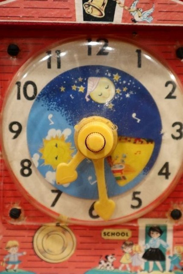 画像2: ct-200101-29 Fisher-Price Toys / 1968 Teaching Clock