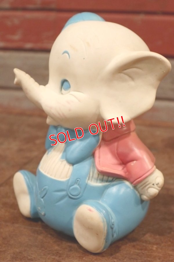 画像4: ct-191211-32 EDWARD MOBLEY / 1960's Elephant Squeaky Doll