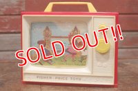 ct-200101-32 Fisher-Price Toys / 1966 Two Tunes Music Box TV