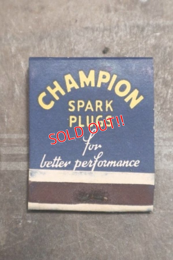 画像2: dp-200301-01 CHAMPION / early 1930's Match Book