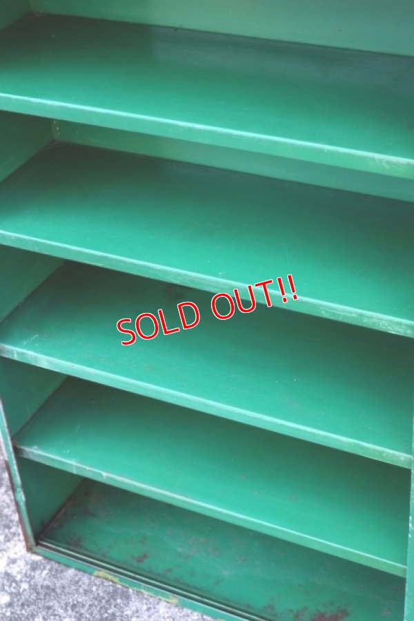 画像4: dp-200301-03 OIL SEALS / Vintage Metal Cabinet