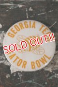 dp-200301-09 GATOR BOWL GEORGIA TECH / Vintage College Pinback